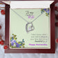 To My Beautiful Wife Forever Love Necklace