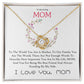 MOM Love Knot Necklace (Yellow & White Gold Variants)