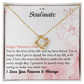 My Soulmate Love Knot Necklace (Yellow & White Gold Variants)