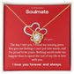 Beautiful Soulmate Love Knot Necklace (Yellow & White Gold Variants)