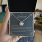 Beautiful Soulmate Love Knot Necklace (Yellow & White Gold Variants)