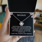 My Beautiful Soulmate Love Knot Necklace (Yellow & White Gold Variants)