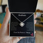 To My Beautiful Soulmate Love Knot Necklace (Yellow & White Gold Variants)