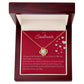 To My Beautiful Soulmate Love Knot Necklace (Yellow & White Gold Variants)