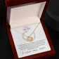 MOM Love Knot Necklace (Yellow & White Gold Variants)