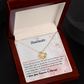 My Soulmate Love Knot Necklace (Yellow & White Gold Variants)