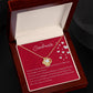 To My Beautiful Soulmate Love Knot Necklace (Yellow & White Gold Variants)