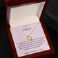 To My Beautiful Soulmate Love Knot Necklace (Yellow & White Gold Variants)