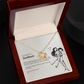 Love Knot Necklace (Yellow & White Gold Variants)