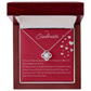 To My Beautiful Soulmate Love Knot Necklace (Yellow & White Gold Variants)