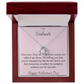 To My Beautiful Soulmate Love Knot Necklace (Yellow & White Gold Variants)