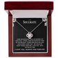 My Beautiful Soulmate Love Knot Necklace (Yellow & White Gold Variants)