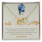 Wife Interlocking Hearts Necklace