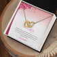 Wife Interlocking Hearts Necklace