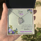 To My Beautiful Wife Forever Love Necklace