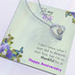 To My Beautiful Wife Forever Love Necklace