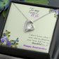 To My Beautiful Wife Forever Love Necklace